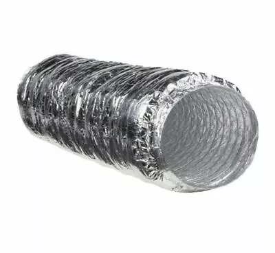 Hydroponics Acoustic Ducting Flexible Extractor Fan Silencer 4  5  6  8  10  12  • £12.55