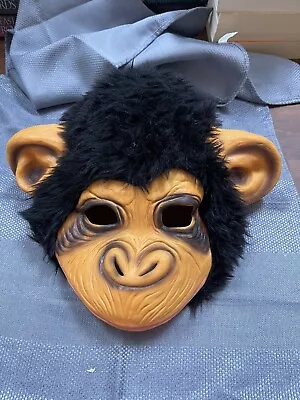 Halloween Furry Monkey Face Mask Adult OS • $19.99