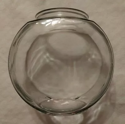 Vtg. 8.5 X 5 In. Clear Goldfish Bowl  • $35