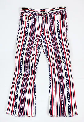 Vintage 70s Levi's Big E 4th Of July Retro Bell Bottom Pants Fits 30x29 USA Made • $299.99