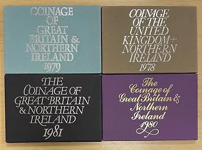 Coinage Of Great Britain & Northern Ireland 1979 1978 1981 1980. Ref A113 • £0.99