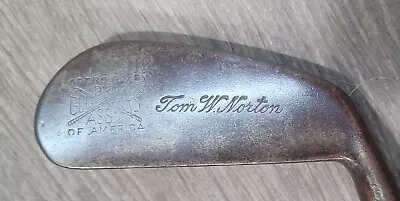 Antique Vintage PGA Tom W. Norton Blairmont Hickory Wood Shaft Golf Club Dr Iron • $49