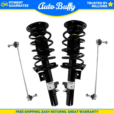 $231.95 • Buy UNITY 4pcs Front Strut And Coil Spring Assembly + Sway Bars For Volvo S80, V70