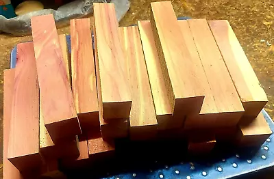 40 Eastern Red Cedar Long Pen Blanks Spindles 1  X 1  X 6  • $36.95