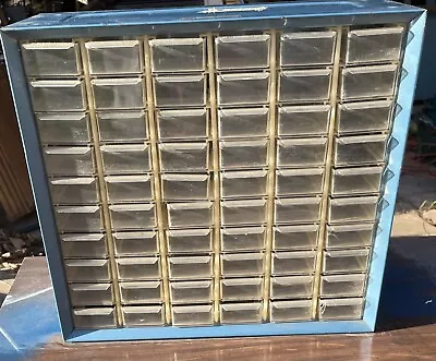 Akro Mils Metal Hardware Organizer 50 Drawers Vintage • $36.99