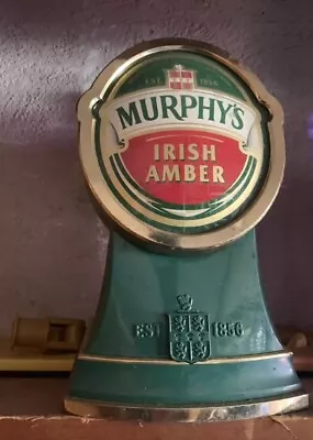Murphy's Irish Amber Draught Tower/Engine With Beer Line Man Cave Bar - Vintage • $89.99