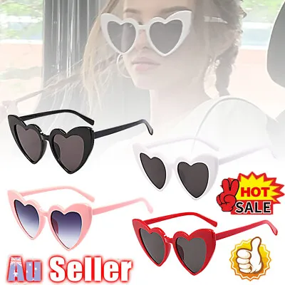 $8.51 • Buy OZ Women LOVE Heart Shaped Sunglasses Retro Gradient Color Lens Eye Glasses VH