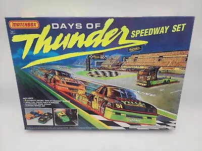 Vintage 1990 Matchbox Days Of Thunder Speedway Set New In Box • $99