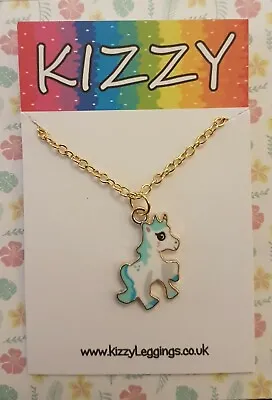 KIZZY Jewellery - Little Pony Necklace On Gold Chain Cute Pretty My Mine J82 • £3