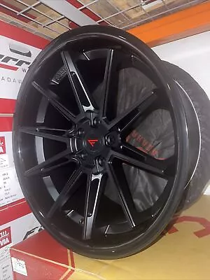 22  Staggered Ferrada Cm2 Matte Black Rims (5x114.3) Mustang Gt Q50 S Audi Benz • $2999