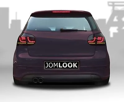 Original JOM URBAN LED Tail Lights Black Smoke Set For VW Golf 5 V MK5 Limo • $187.20