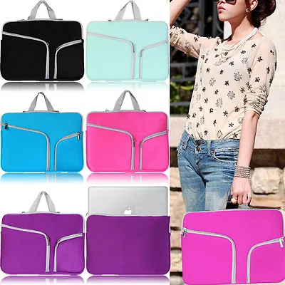 New Zipper Briefcase Cover Handbag Sleeve Bag Case For MacBook Pro Retina Air • $10.18