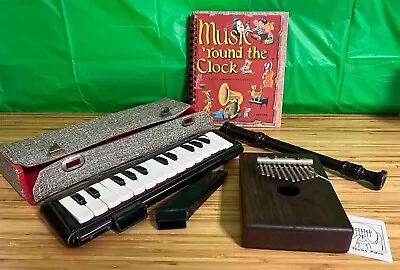 Hohner Melodica Piano-Thumb Piano- Recorder And Vintage Song Book • $61.33
