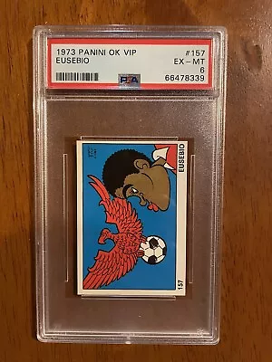 $199.99 • Buy 1973 Panini OK VIP Eusebio #157 PSA 6