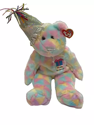 £9.99 • Buy Ty Beanie Babies - HAPPY BIRTHDAY BUDDY Teddy Bear / Soft Toy / Plush