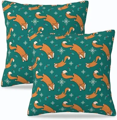 $39.98 • Buy Hssyg Throw Pillow Covers Christmas Pack Of 2 Double-Sided Printing Home Indoor 