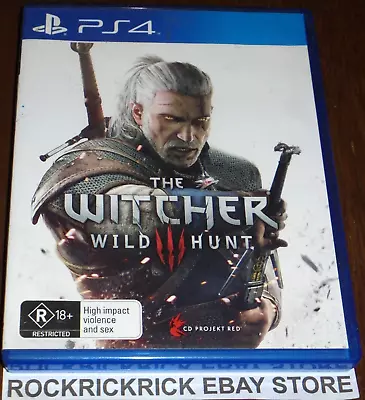 Playstation 4 Game The Witcher 3: Wild Hunt • $15