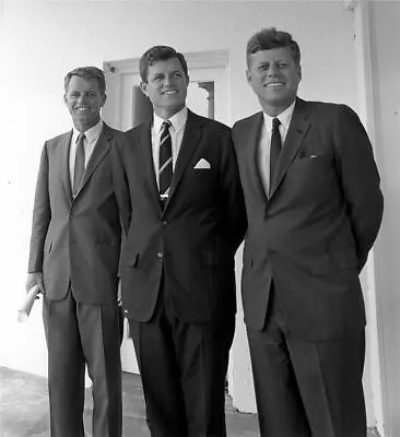 Brothers Robert Ted John Kennedy Glossy Poster Picture Photo Print Banner 8837 • $11.99