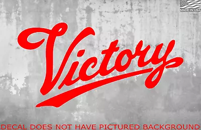 Victory Motorcycle Vinyl Decal Sticker • $5.99