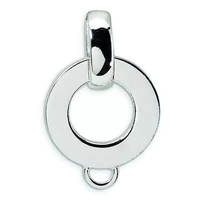 Sterling Silver Charm Holder Jewerly 29mm X 19mm • £30.77