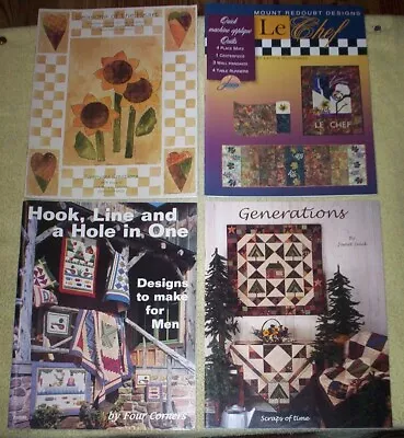 10 Different Vintage Quilting Pattern Books Quilt Designs Some Christmas • $2.99
