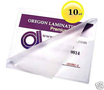 10 Mil Letter Size Hot Laminating Pouches [100/pack] 9 X 11-1/2 Clear 9x11.5 • $46.94