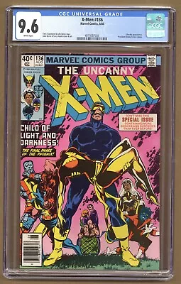 X-Men 136 (CGC 9.6) Lilandra Jimmy Carter John Byrne Newsstand 1980 Marvel X779 • $150