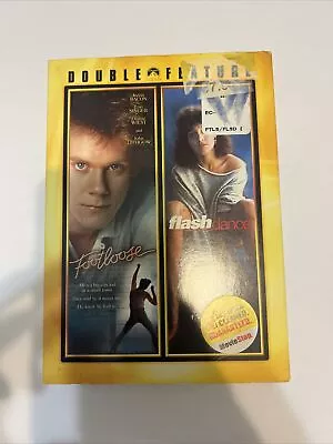 Footloose & Flash Dance Double Feature DVD Starring Kevin Bacon Jennifer Beals • $5