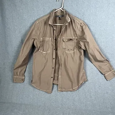 William Rast Shirt Mens Size Medium  Cowboy Tan  • $12.80