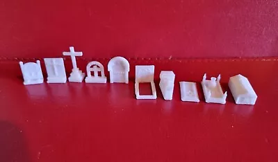£5.70 • Buy 00 GAUGE Model Scenery Graveyard Tombstones 10 Individual Styles 