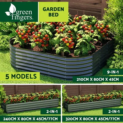 Greenfingers Garden Bed Raised Galvanised Steel Planter Box Vegetables Flowers • $133.95