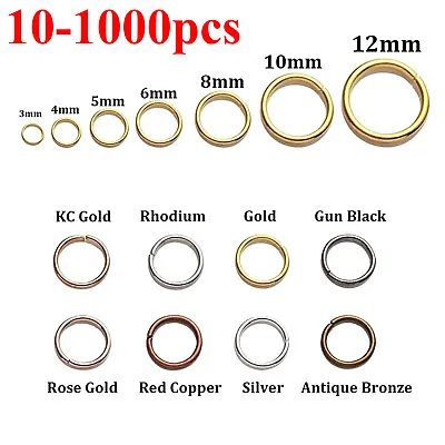 $2.99 • Buy 304 Strong Stainless Steel Open Split Jump Rings Connector Jewellery Findings 
