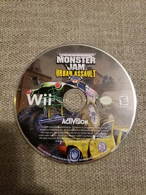 Monster Jam: Urban Assault (Nintendo Wii 2008) Disc Only Tested Working • $6.99