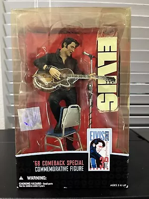 McFarlane Toys 2007 Elvis Presley “68 Comeback Special Commemorative Figure-NEW • $75