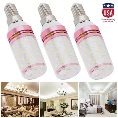 3X E14 Dimmable 12W LED Corn Bulb Lamp Candle Light Save Energy Home Lighting • $12.99