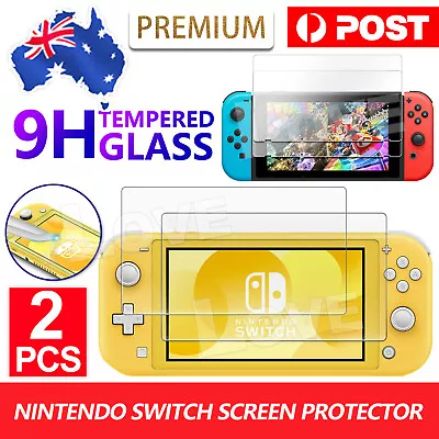 2X Nuglas Nintendo Switch Lite Tempered Glass Protector For Nintendo Switch Lite • $3.95