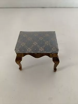 Dollhouse Miniature Foot Stool Wood 1:12 One Inch Scale C161 Dollys Gallery • $12.99