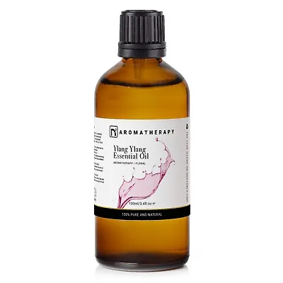 N2 Aromatherapy Ylang Ylang Essential Oil - 100ml – For Aromatherapy & Diffusers • £20.99