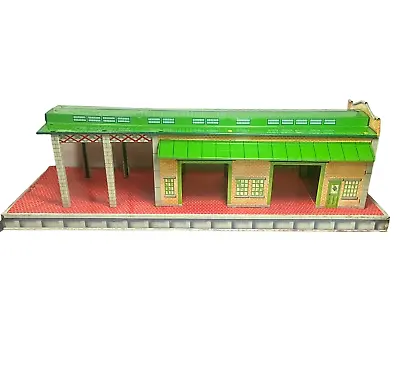MARX Freight Train Station Terminal Depot Tin Litho Metal Toy Building Vtg 1950s • $134.10