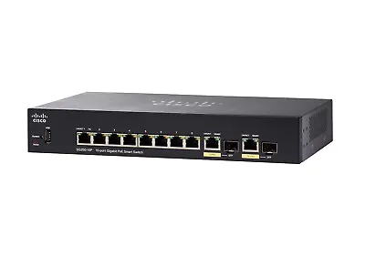 Cisco 250 SG250-10P 10 Ports Ethernet Switch - Gigabit Ethernet - 10/100/1000 • $349
