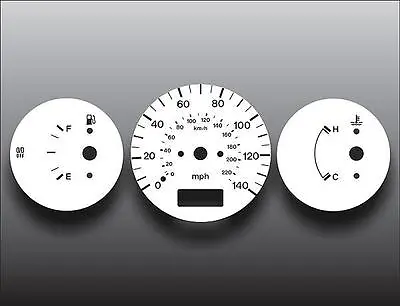 White Face Gauges For 1997-1998 Mazda Protege Non-Tach • $27.99