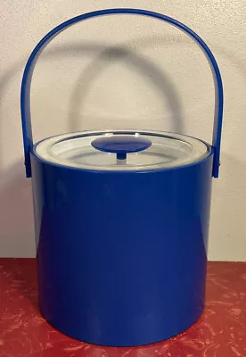 $24.99 • Buy Vintage Georges Briard Mid Century Modern Retro Ice Bucket Blue
