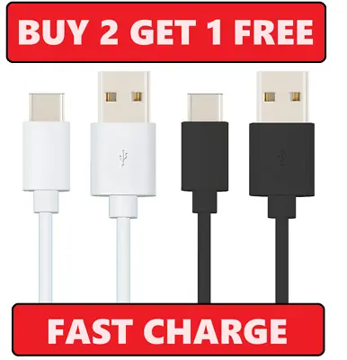 USB-C Lead For Samsung S24 S23 S22 S21 S20 S9 Type C Charging Fast Charger Cable • £1.99