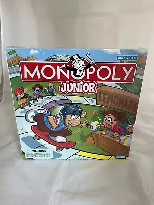 Monopoly Junior Board Game Parker Brothers 2005 Lemonade Stands NEW Sealed RARE • $39.95