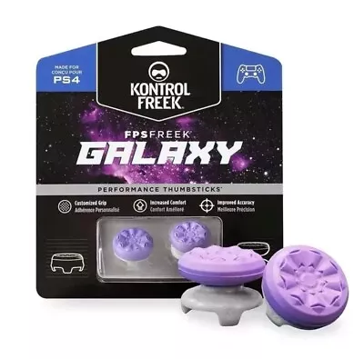 KontrolFreek For Playstation Thumbsticks Grips FPS FREEK GALAXY PURPLE • £5.99