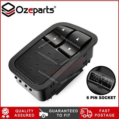 Ford Falcon BA BF Power Window Master Switch 2 Button NEW No Illuminate • $19.91