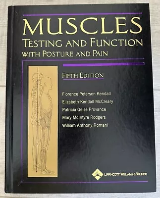 Muscles : Testing And Function With Posture And Pain 5th Edition • $40