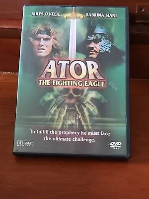 (E188) ATOR THE FIGHTING EAGLE Miles O’Keefe OOP 2003 DVD Joe D’Amato RARE!! • $12