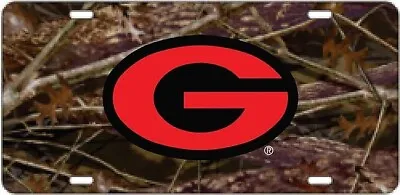 UGA GEORGIA Bulldogs Black-Red Camo License Plate  / Car Tag • $24.95