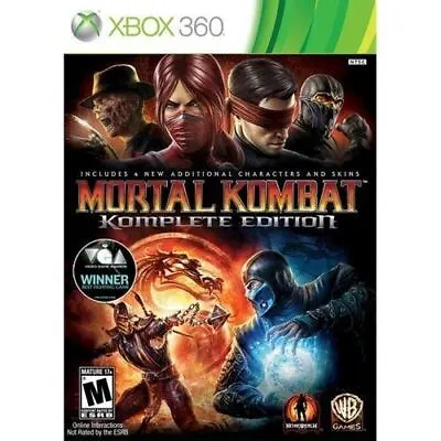 Mortal Kombat Komplete Edition - Xbox 360 Game • $35.19